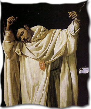 cuadro de san serapio martirizado, obra de Zurbarán